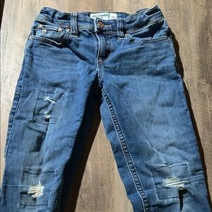 Abercrombie Kids Dark Blue Ripped Jeans